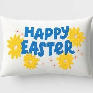 Target Floral Happy Easter Lumbar Throw Pillow Room Essentials 2024